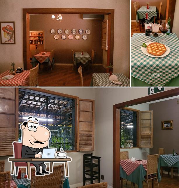 Veja imagens do interior do Trattoria Maratea Restaurante Italiano JF Pizzaria