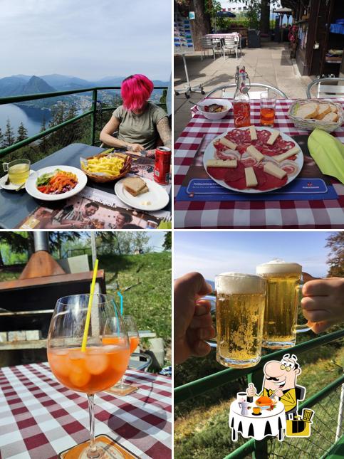 Platti al Osteria Funicolare Monte Brè