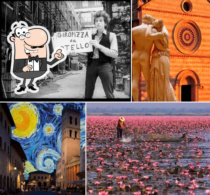 Puoi goderti l'aria fresca da seduto all'esterno di Otello Assisi ristorante