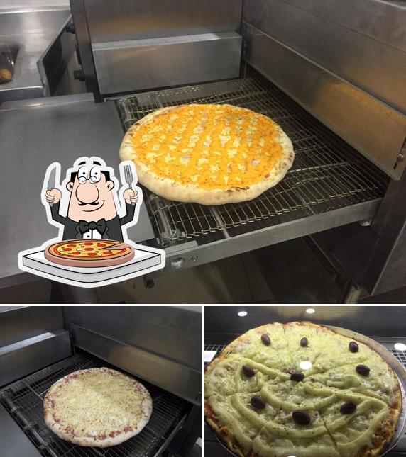 Peça diversos tipos de pizza