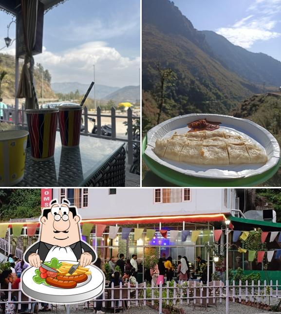 The restaurant's food and beverage