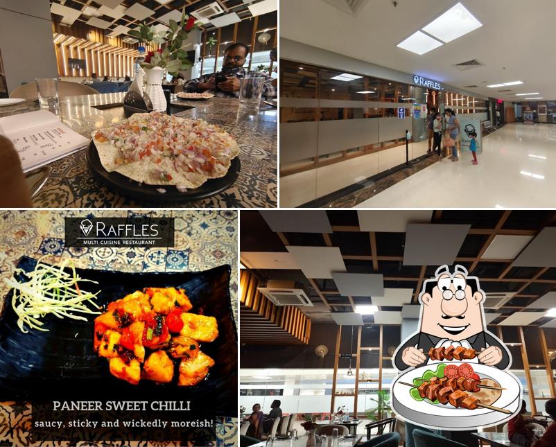 Food at Raffles Restaurant