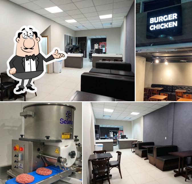 Veja imagens do interior do Burger Chicken - Fátima