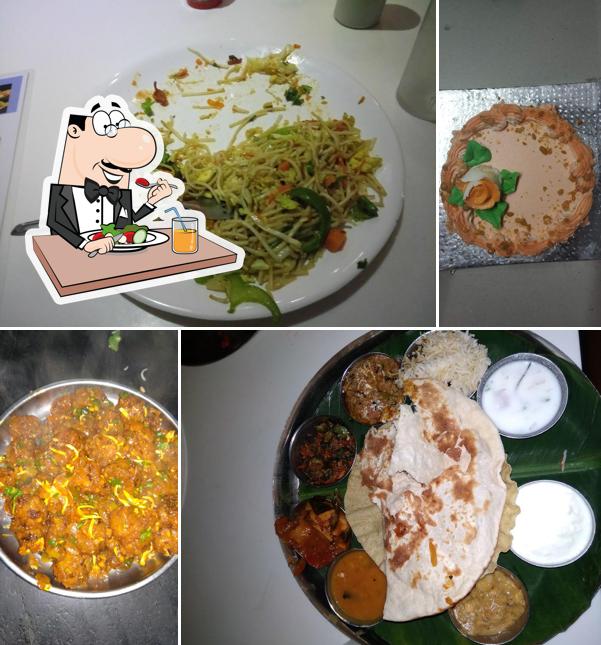 Meals at Crazy Pure Vegetarian(with egg) Restaurant