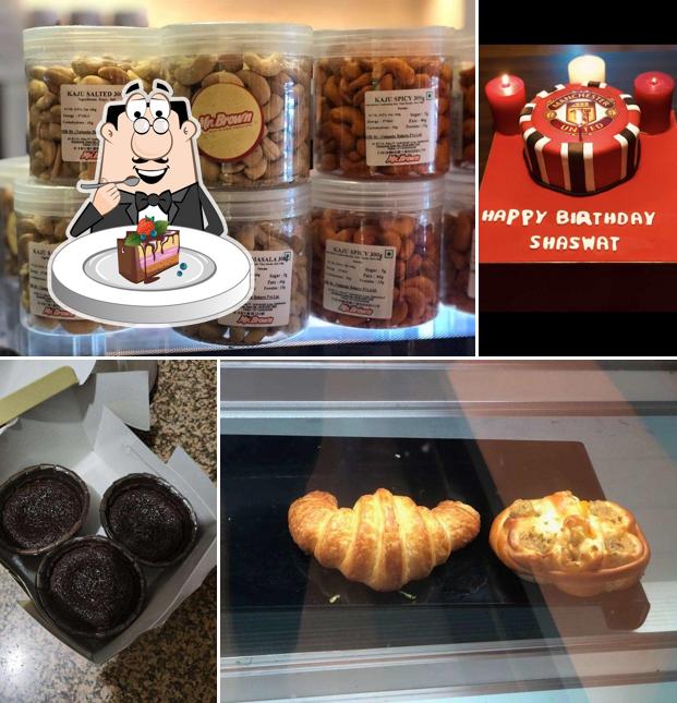 Chocolate cake at Mr. Brown