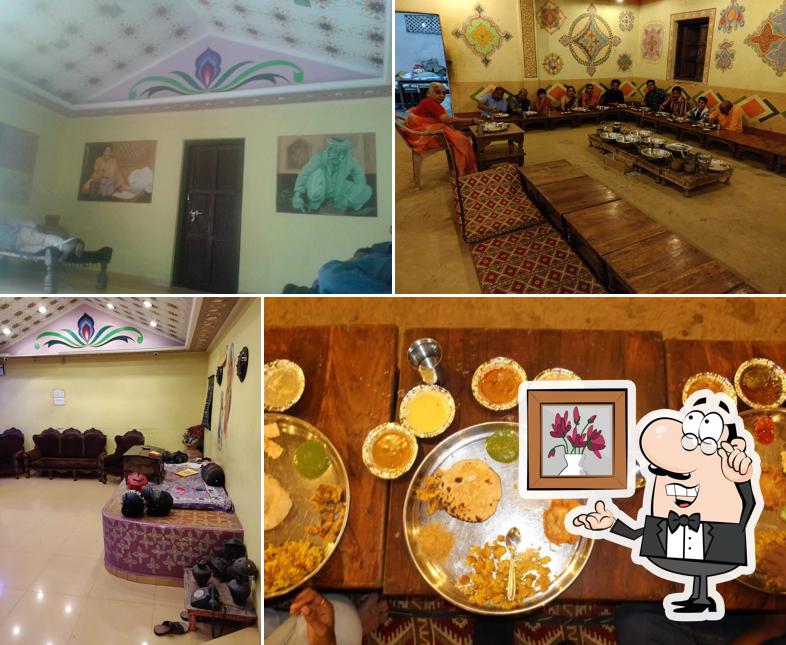 The interior of टिनूस् राजस्थानी ढाबा Tinu's Rajasthani Dhaba