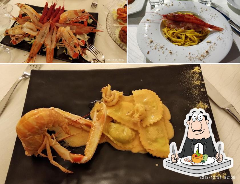 Scampi al Ristorante Il Corallo