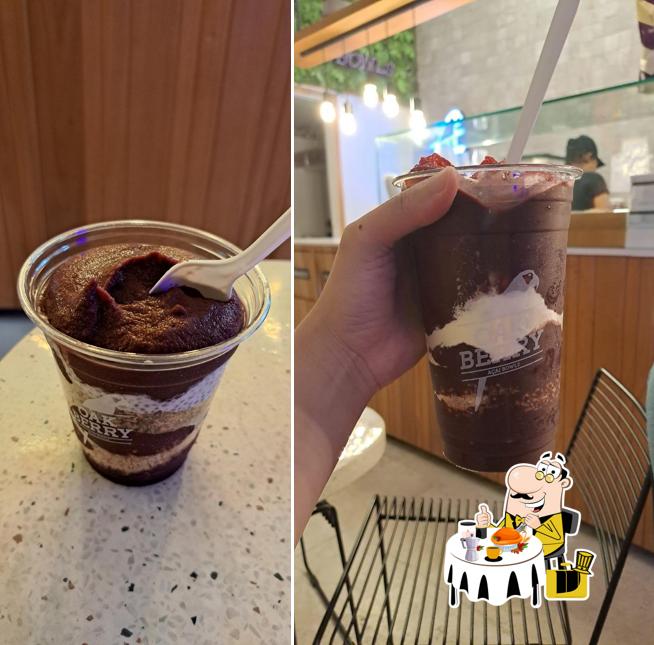 Mousse de chocolate em OAKBERRY - Açai Bowls & Smoothies Moema índios