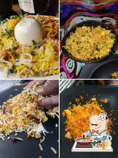 Fried rice at ROCK 'N' ROLL - B W RESTAURANT