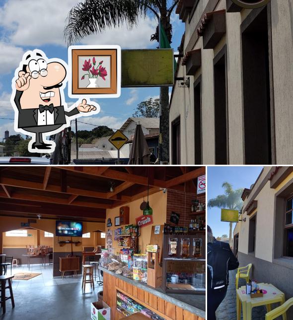 O interior do Bar da Santa