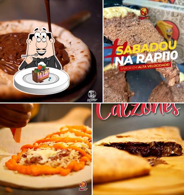 Bolo de chocolate em Leggero pizzaria