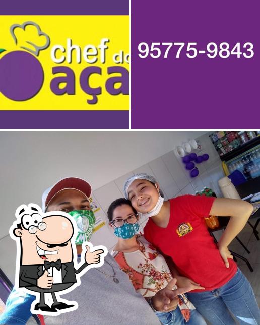 Look at the pic of Chef do Açaí