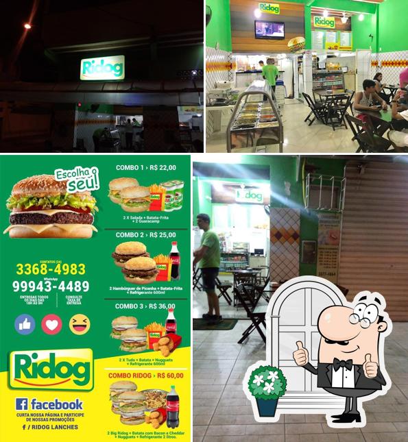 O exterior do Ridog Lanches