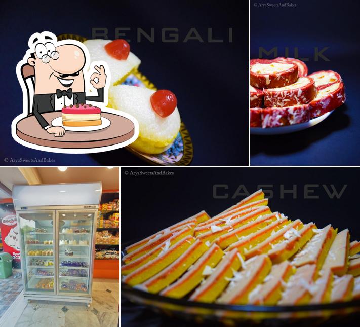 Cheesecake at Arya Sweets and Bakes