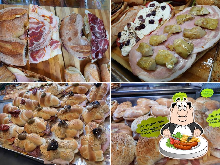 Platti al Panificio Antico Forno - Biscotti Salumeria Scacciate Pizze