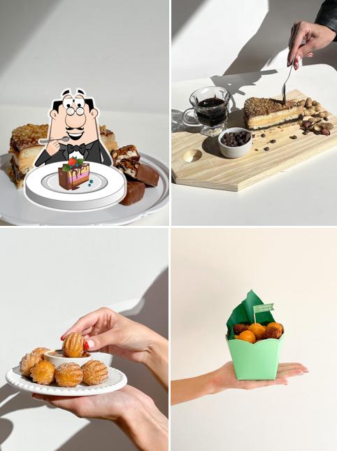 Bolo de chocolate em Salgaderia da Oma - Salgados em Apucarana