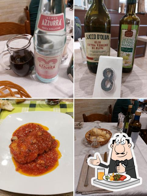 Platti al Trattoria Alla Colomba