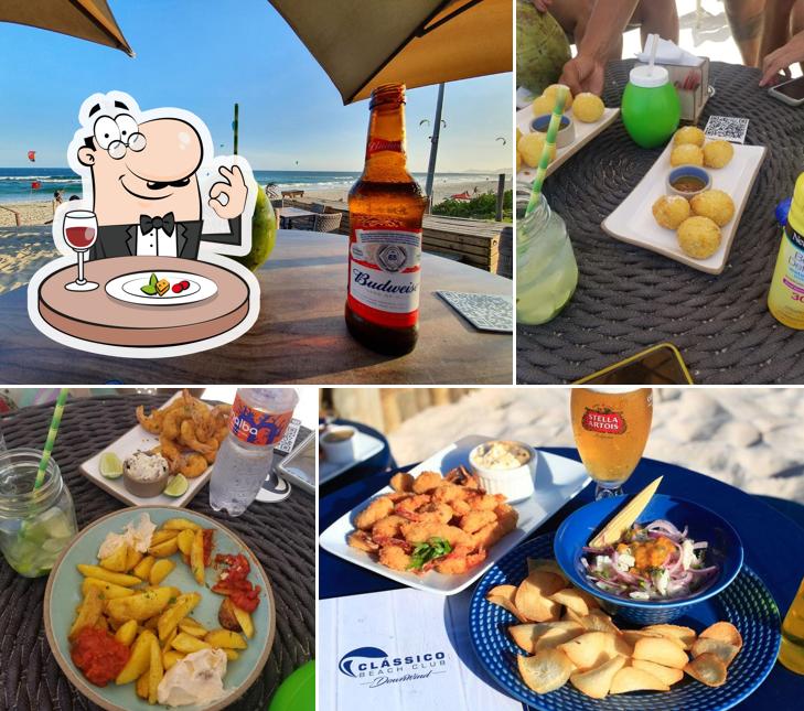 Comida em Clássico Beach Club - DownWind