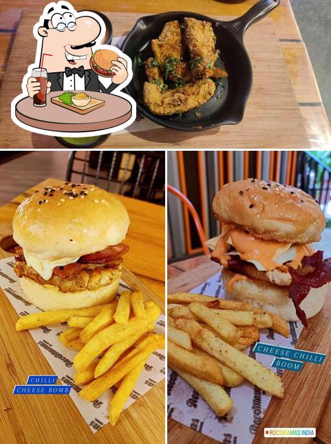 Treat yourself to a burger at Roco Mamas