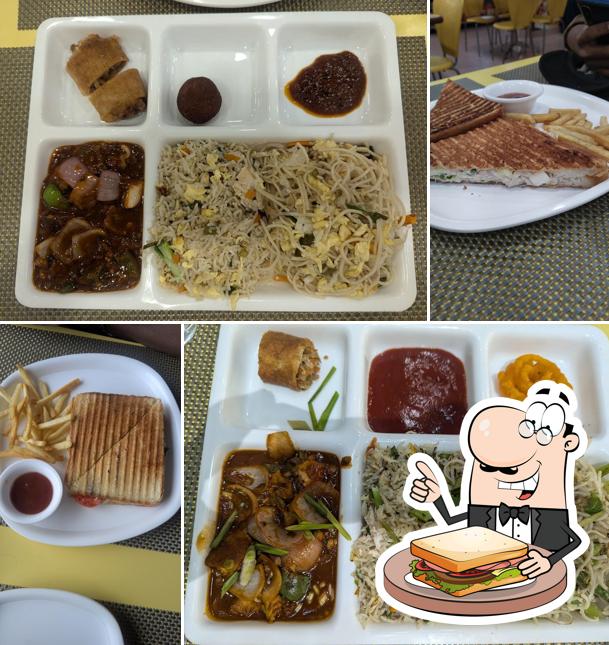 Grilled cheese sandwich at SideWalk Coffee Shop