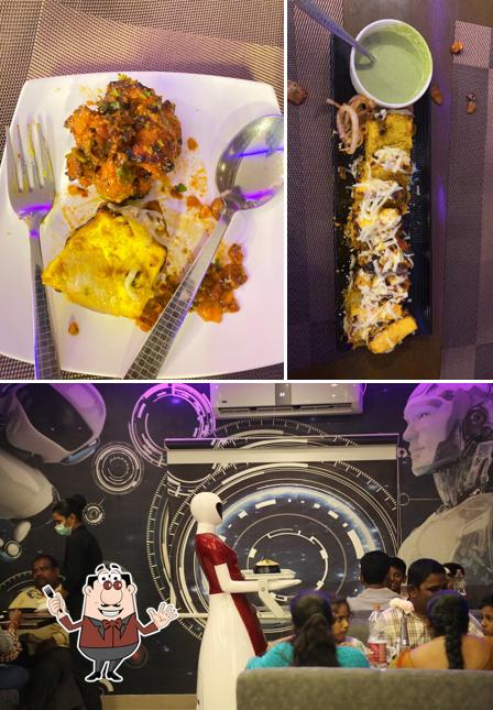 Check out the picture showing food and wedding at VAMSHI'S ROBOT RESTRAUNT