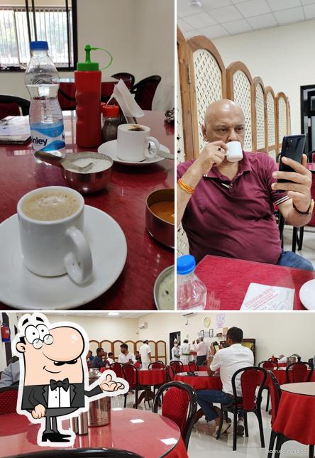 The interior of Indian Coffee House south Indian Restaurant (Batallion Hall & Cafeteria near PHQ)