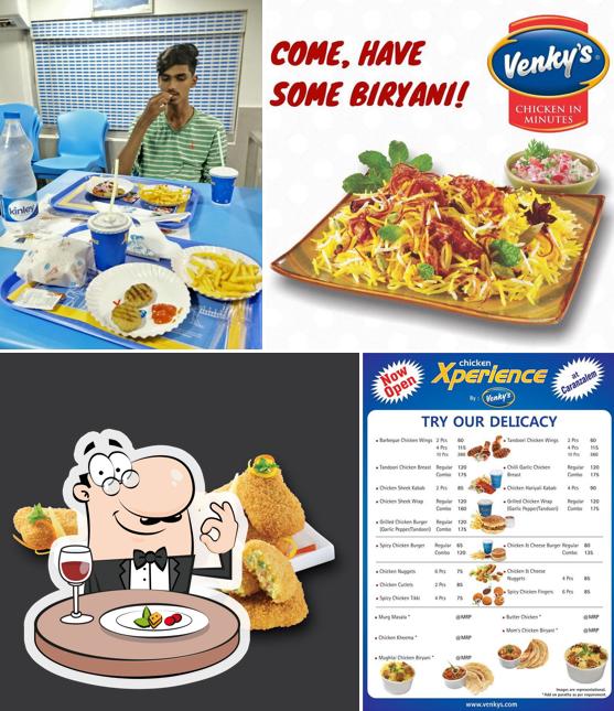 Food at Chicken Experience by Venky's