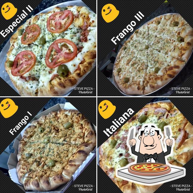 No STEVE PIZZA, você pode desfrutar de pizza