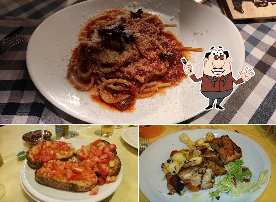 Cibo al Ristorante Romolo e Remo