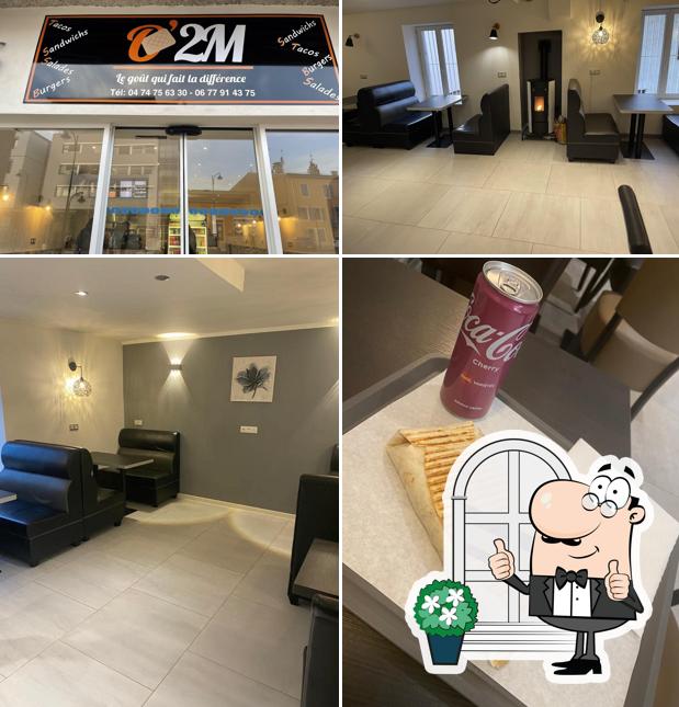 L'extérieur de O'2M Restaurant