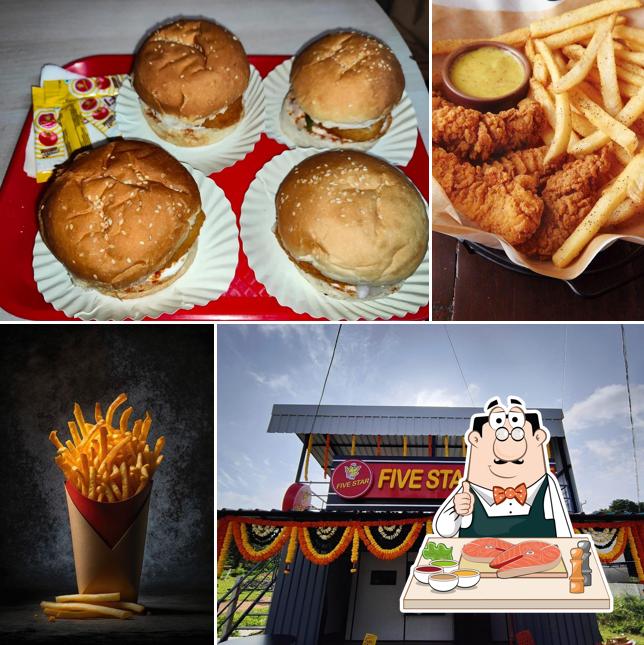 Fish and chips at Five Star - Amangal - (Inkenti Mari - The cafe)