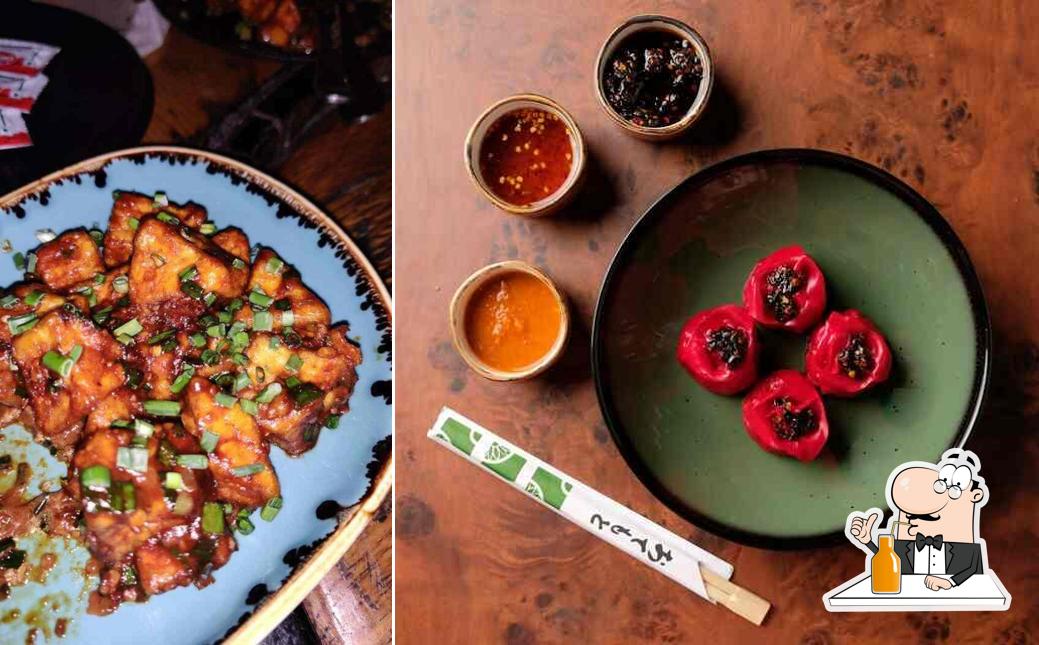 Enjoy a beverage at Kinki Delivery - The Sushi and Asian Kitchen