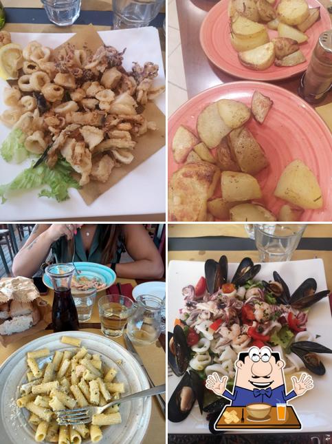 Cibo al Ristorante trattoria le Piastre