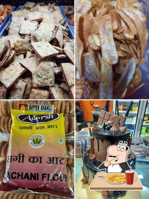 French fries at Adarsh Bakery & Adarsh Atta