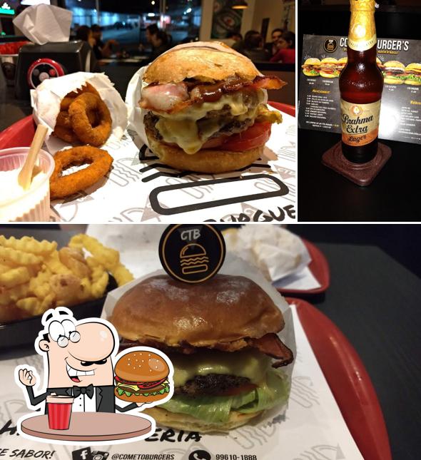 Experimente um dos hambúrgueres disponíveis no CTB Delivery - Come To Burger's