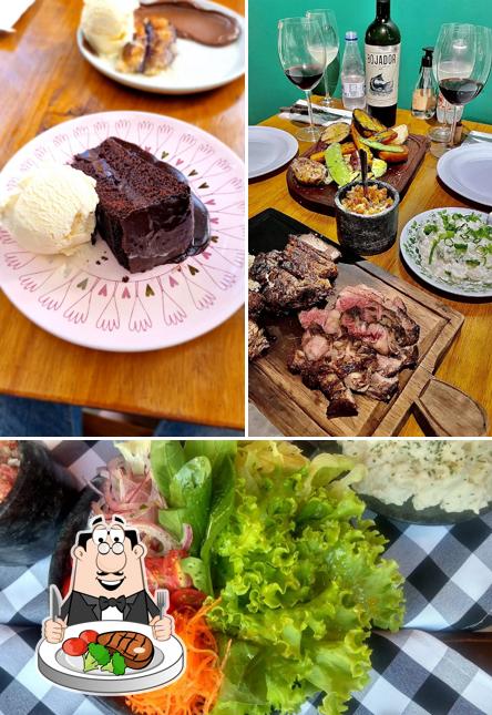 Bife em No. Sal Parrilla