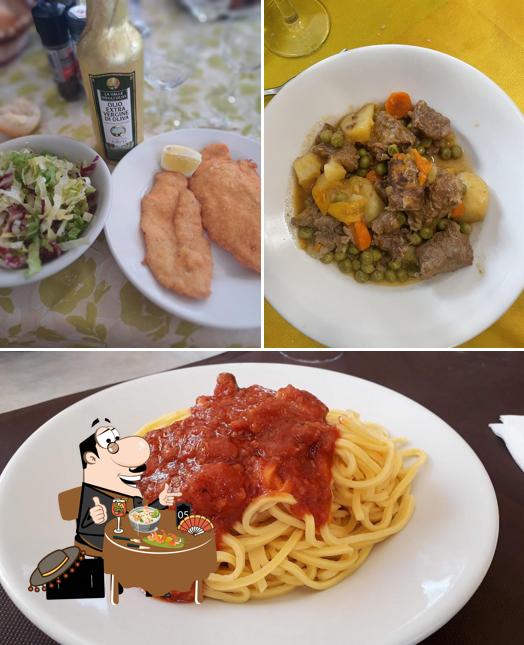 Platti al Trattoria Dei Cacciatori