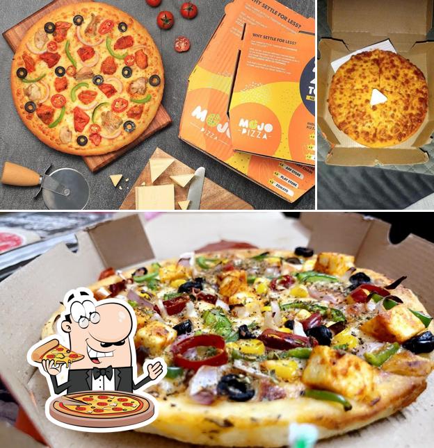 At Mojo Pizza - 2X Toppings, you can taste pizza