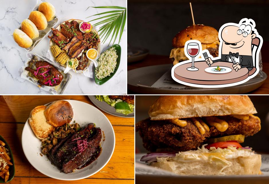 Food at Cuebebar on the Beach