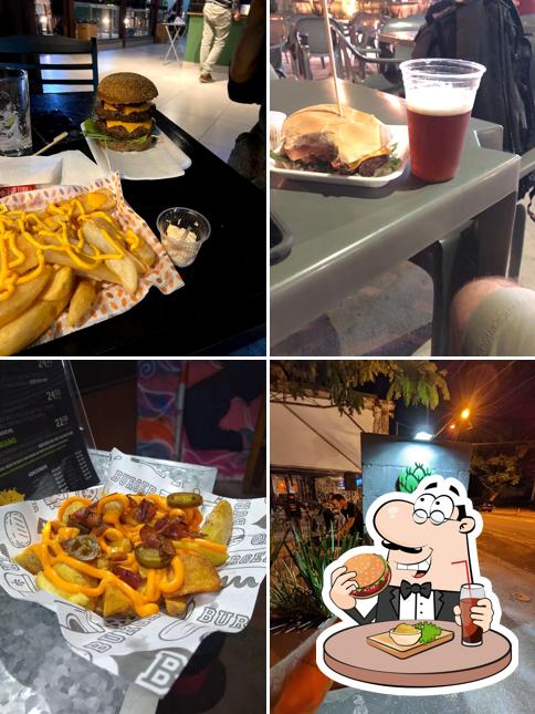 Os hambúrgueres do Django Brew House Bar irão saciar diferentes gostos