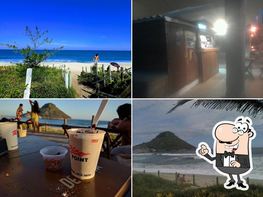 O exterior do Quiosque Rico Point - Praia da Macumba