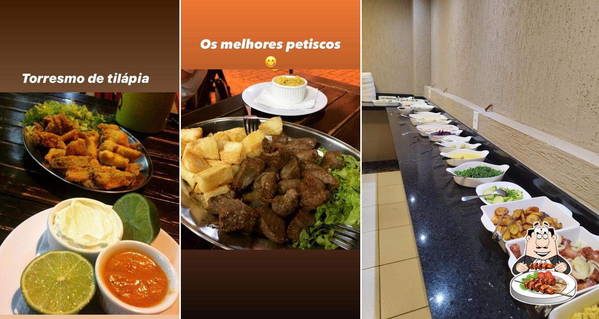 Platos en Restaurante self-service