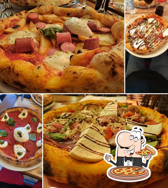 A Vulcano Milano Pizza & Burger, puoi provare una bella pizza