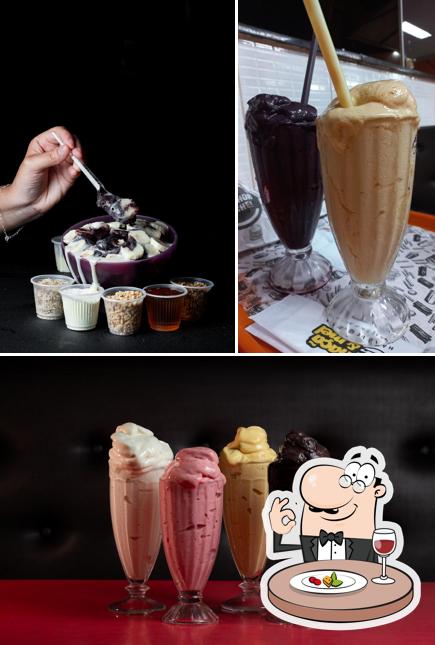 Mousse de chocolate em Maçã e Mel