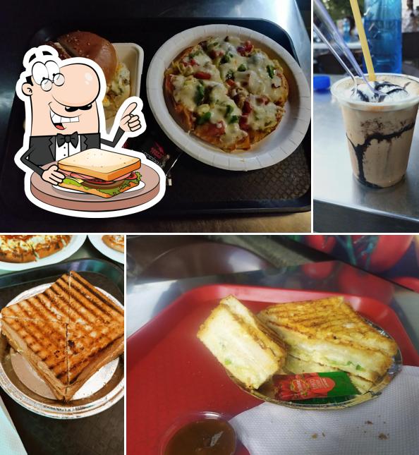 Grilled cheese sandwich at TRC Fast Food Corner