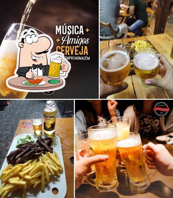Cervejaria Armazém offerece uma opção de cervejas