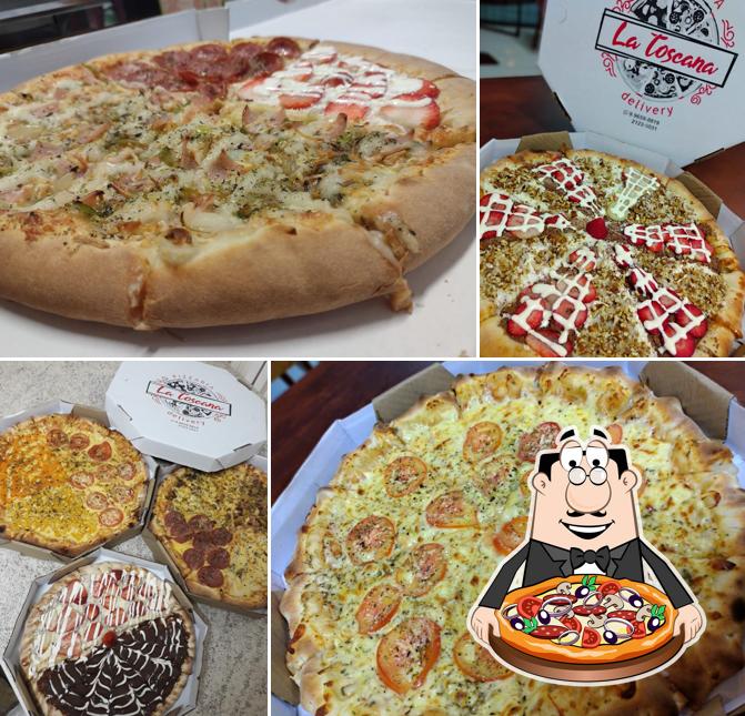 Peça diferentes estilos de pizza