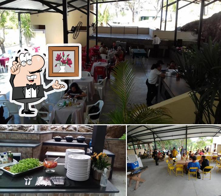 Sente em uma das mesas no ADTM Mirassol Clube de Tiro - SP