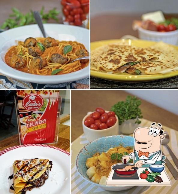 Curry de frango em Carlos Crepes & Massas