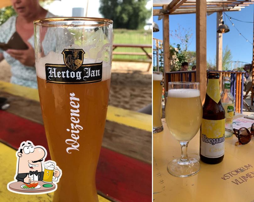 Commandez un verre de bière blonde ou brune